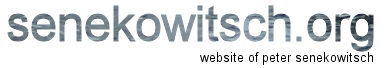 senekowitsch.org - website of peter senekowitsch
